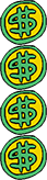 four dollar signs